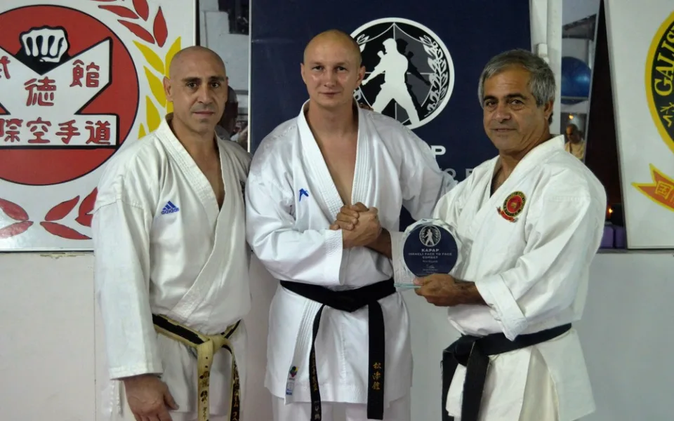 Miroslav Hýsek přednášel karate v Izraeli.