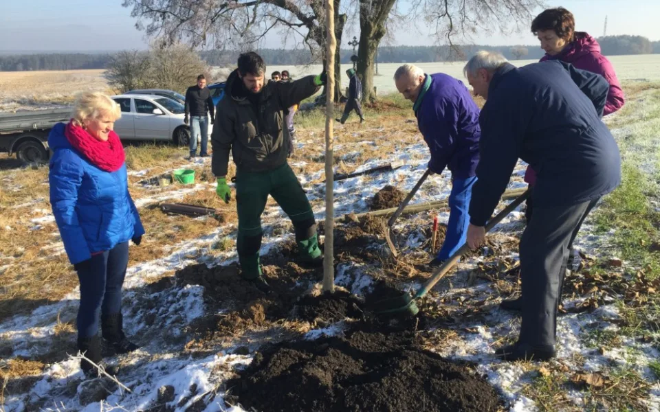 Na sázení se podíleli i dobrovolníci