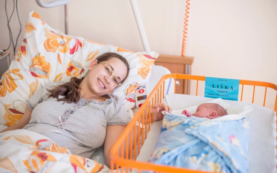 Vojtěch Liška s maminkou Lenkou Havlíčkovou
