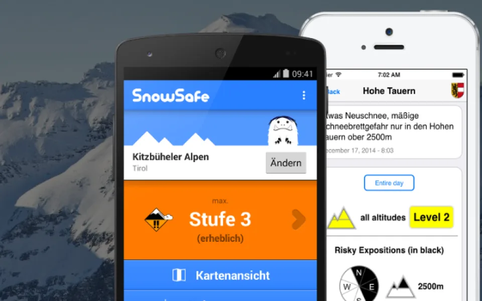 Horská služba přichází s lavinovou aplikací, obsahuje informace o lavinovém nebezpečí