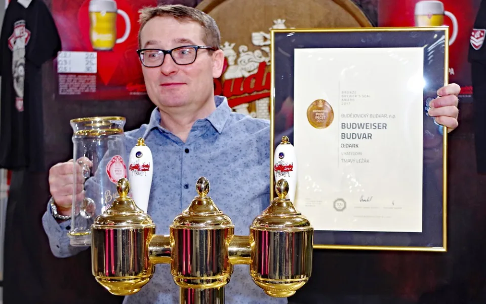 Budvarský someliér a autor receptury tmavého ležáku Aleš Dvořák