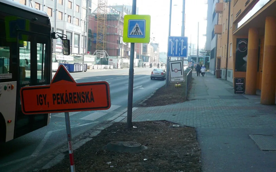 Aktuální dopravní značení u IGY