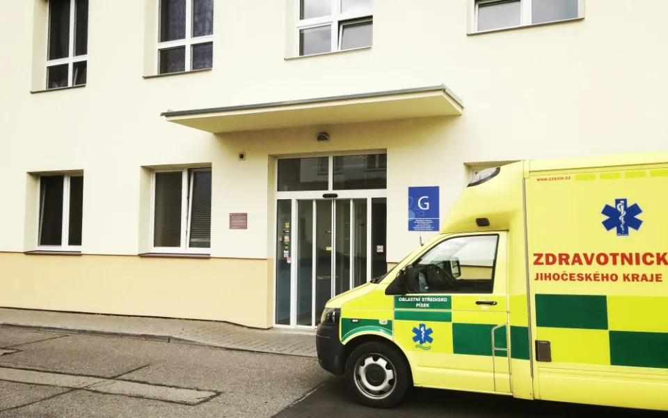 Písecká nemocnice - urgentní příjem pro pacienty s mrtvicí.