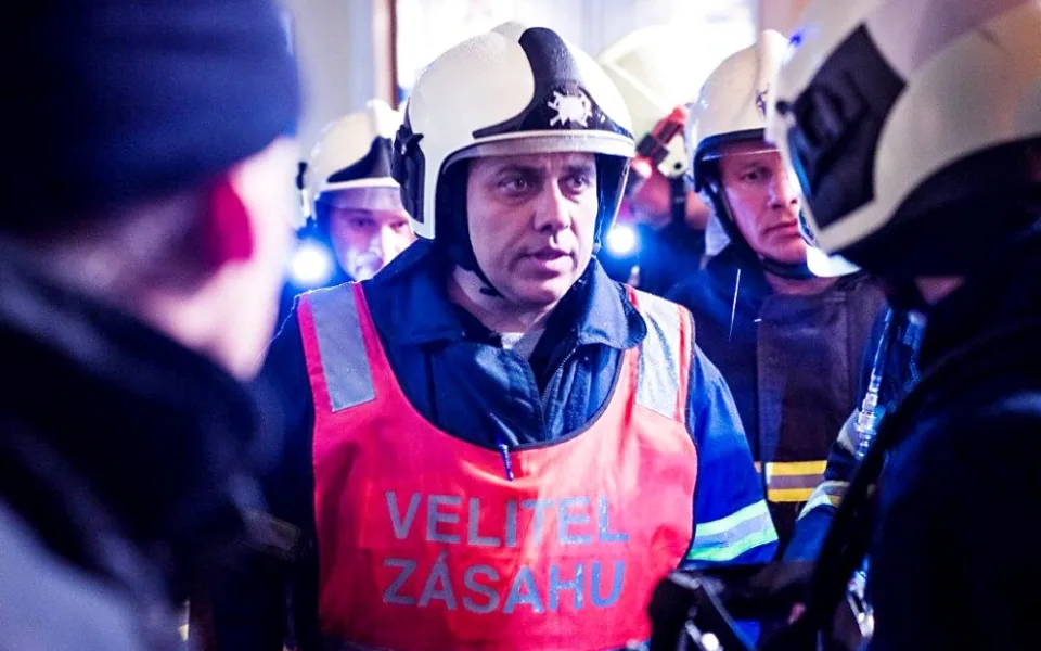 Taktické cvičení v Dačicích.
