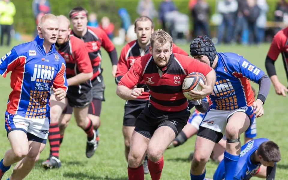 Rugby v Českých Budějovicích.
