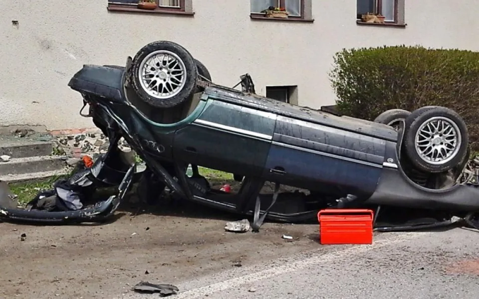 Dopravní nehoda v Ohrazení.