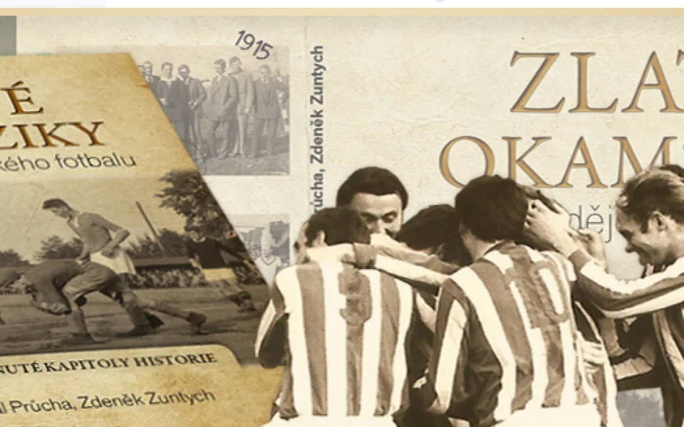 Kniha Zlaté okamžiky českobudějovického fotbalu