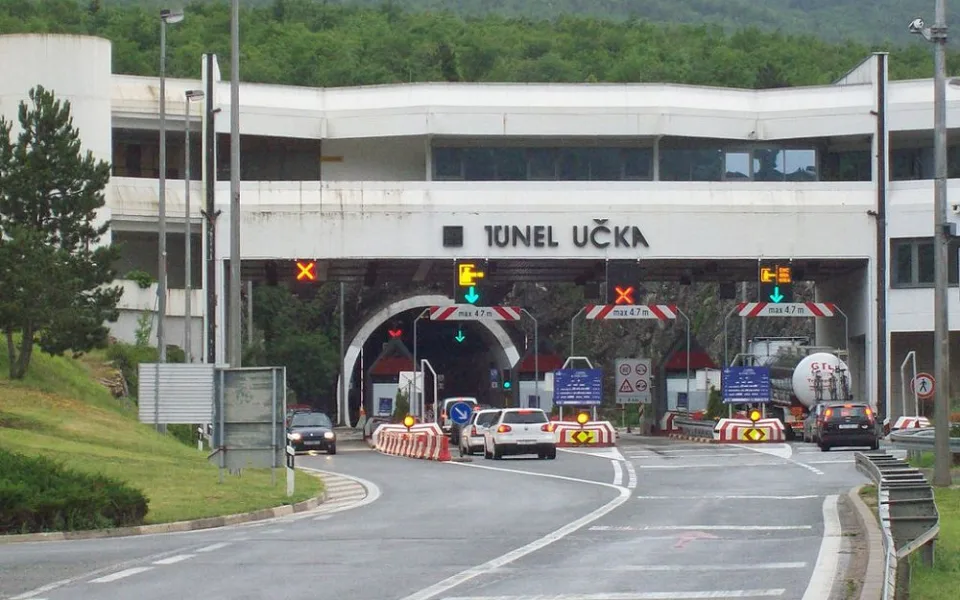 Tunel Učka na Istrii.