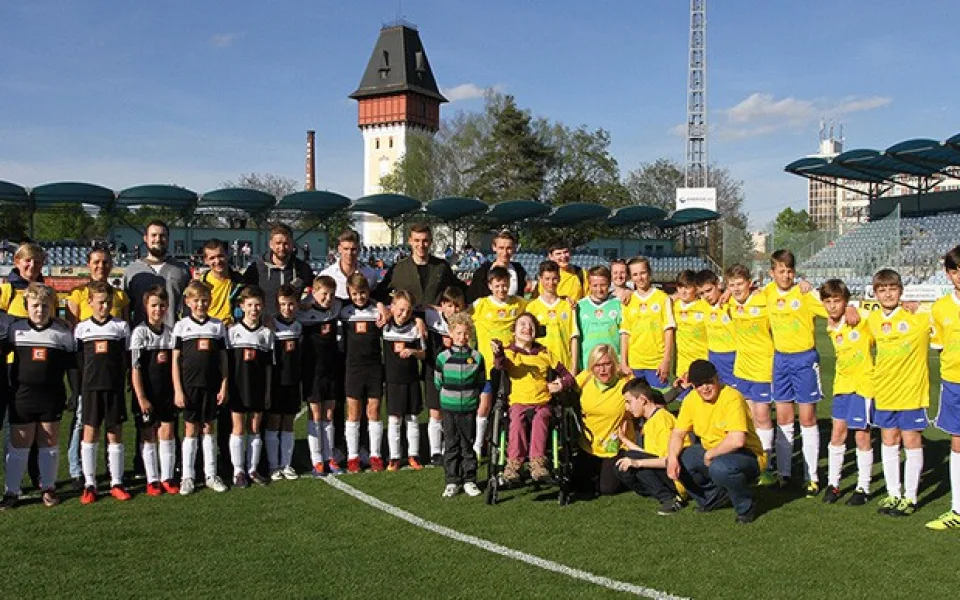 Akce SK Dynamo na podporu Centra Bazalka