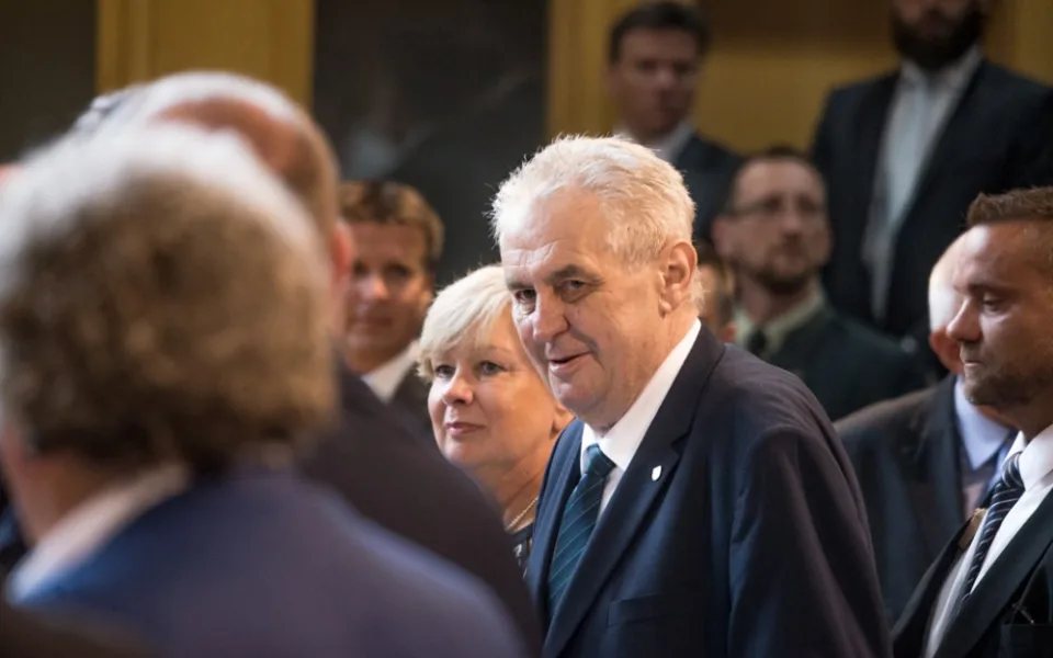 Miloš Zeman v Jihočeském kraji.