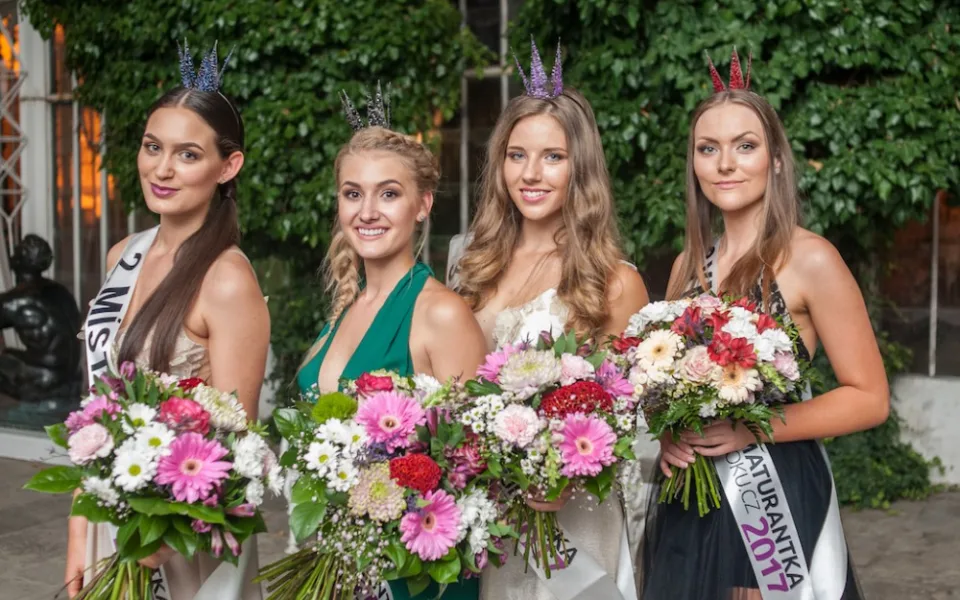 Zleva Aneta Nováková, Lucie Šlezingrová, Dominika Rozmajzlová a Štěpánka Vaňková