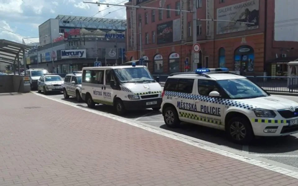 Zásah policie na nádraží