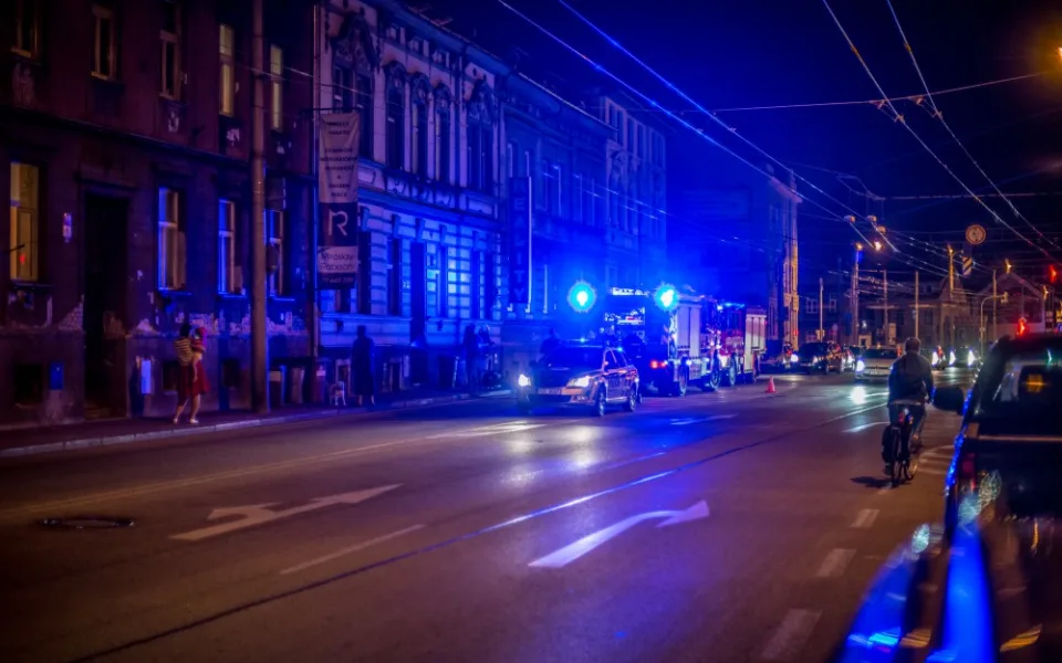 Požár bytu v Nádražní ulici