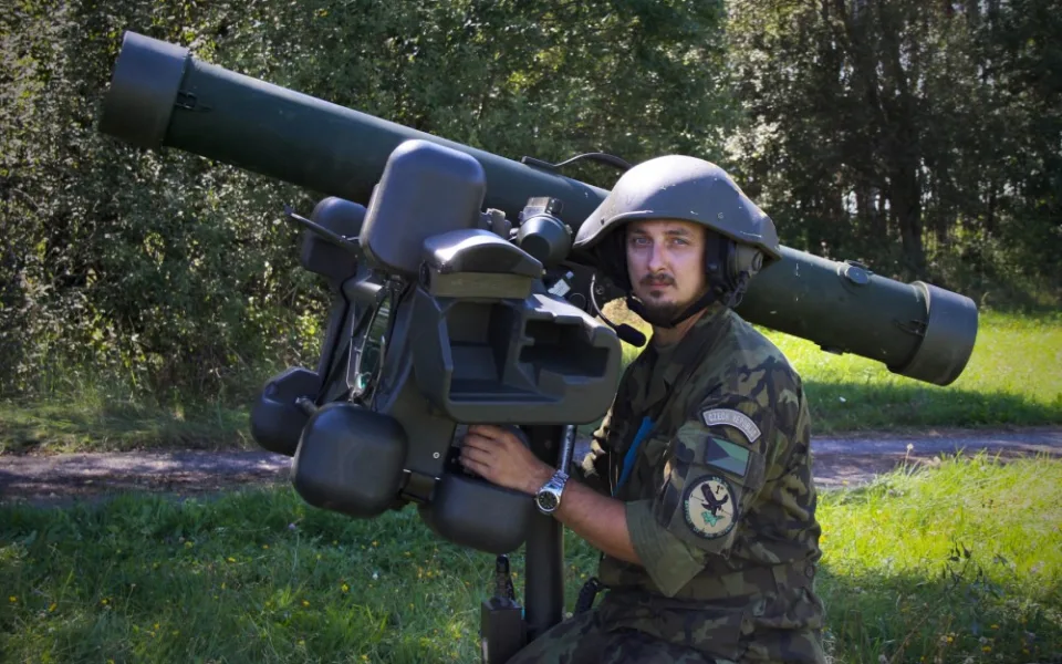 Cvičení v Bechyni se zúčastnil i četař Miroslav Vondryska, který u strakonického útvaru slouží jako starší operátor protiletadlového raketového kompletu RBS-70.