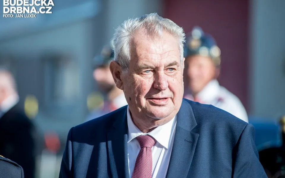 Prezident Miloš Zeman.