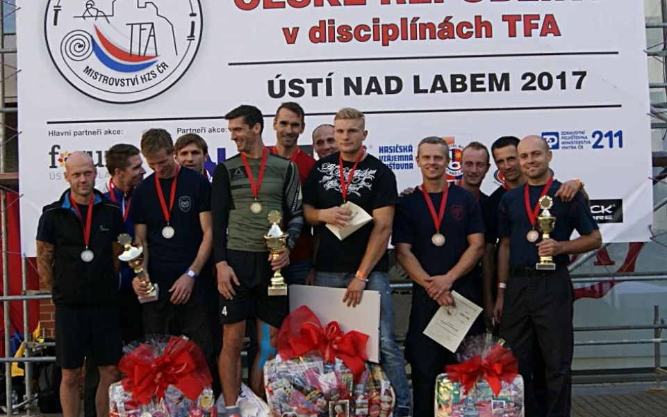Jihočeští hasiči vyhráli VIII. mistrovství Hasičských záchranných sborů České republiky profesionálních hasičů v disciplínách TFA.