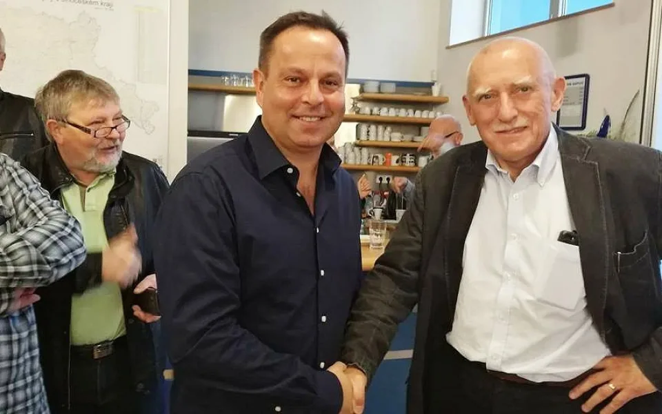 Jihočeská ODS zdvojnásobila počet poslaneckých mandátů. Voliči je přidělili dvěma Janům, Zahradníkovi a Bauerovi (na snímku zprava).