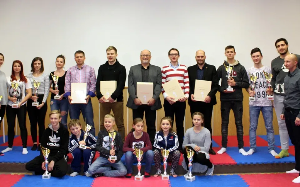 Slavnostního ceremoniálu se zúčastnil i primátor města Jiří Svoboda