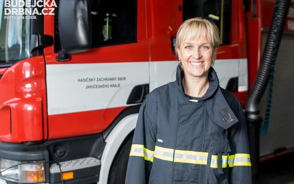 Tisková mluvčí jihočeských hasičů Vendula Matějů.