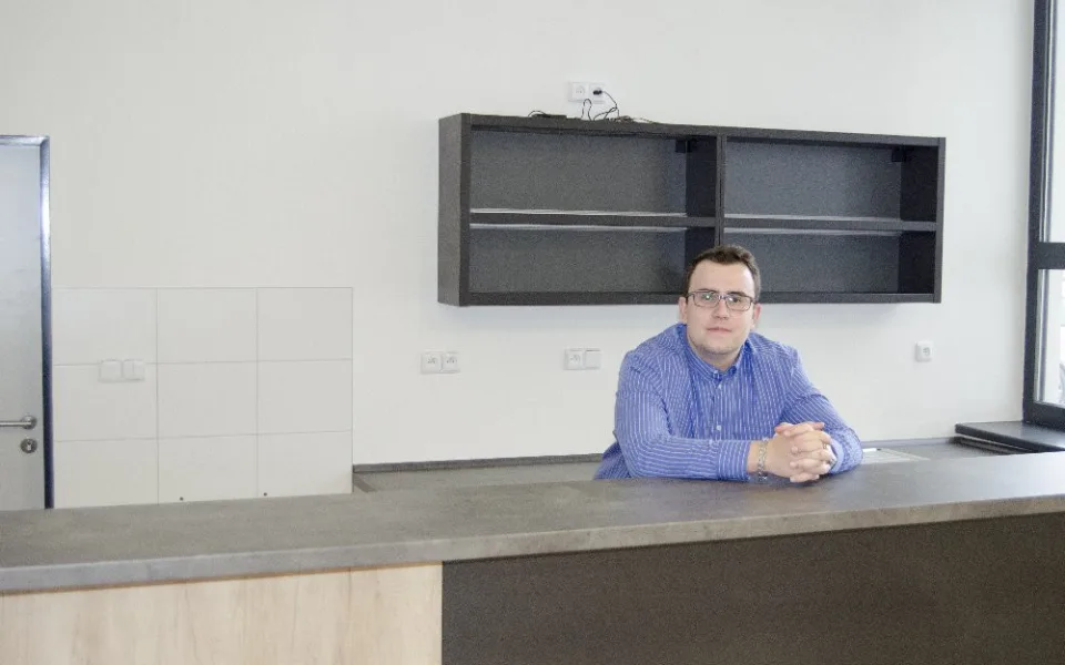Tomáš Podmajerský, předseda Studentské unie VŠTE.