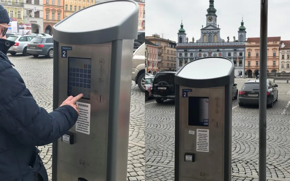Nový automat na náměstí Přemysla Otakara II.