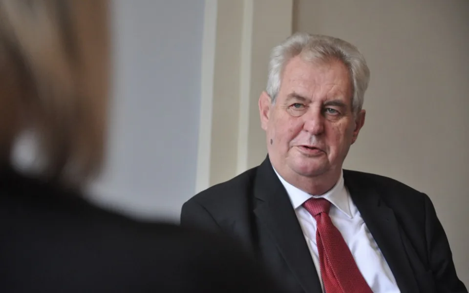 Prezident Miloš Zeman