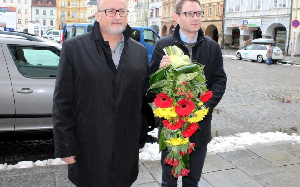 Primátor s náměstkem připomněli výročí narození prvního československého prezidenta.