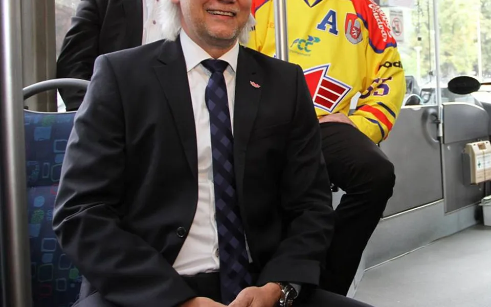 Jeden ze strůjců znovuzrození hokejového Motoru, bývalý útočník a dnes generální manažer budějckého klubu Stanislav Bednařík.