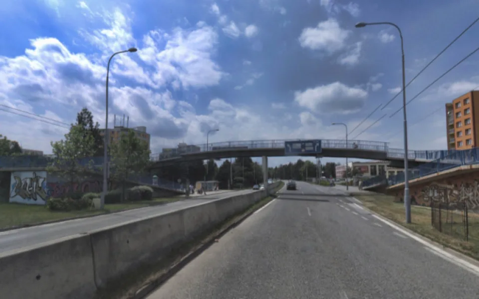 Lávku u budějckého sídliště Vltava čeká rekonstrukce zábradlí, které je ve velmi špatném stavu.