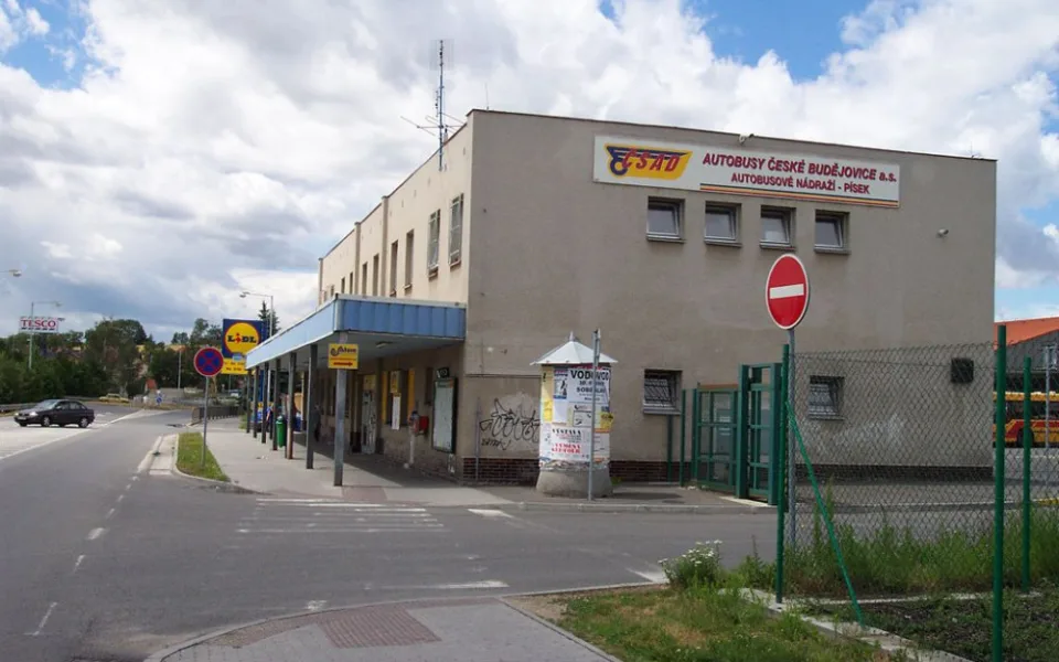 Autobusové nádraží v Písku
