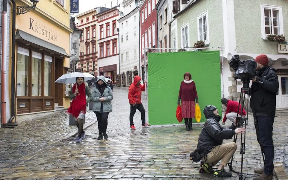 Přípravy na spuštění projektu probíhaly za každého počasí.