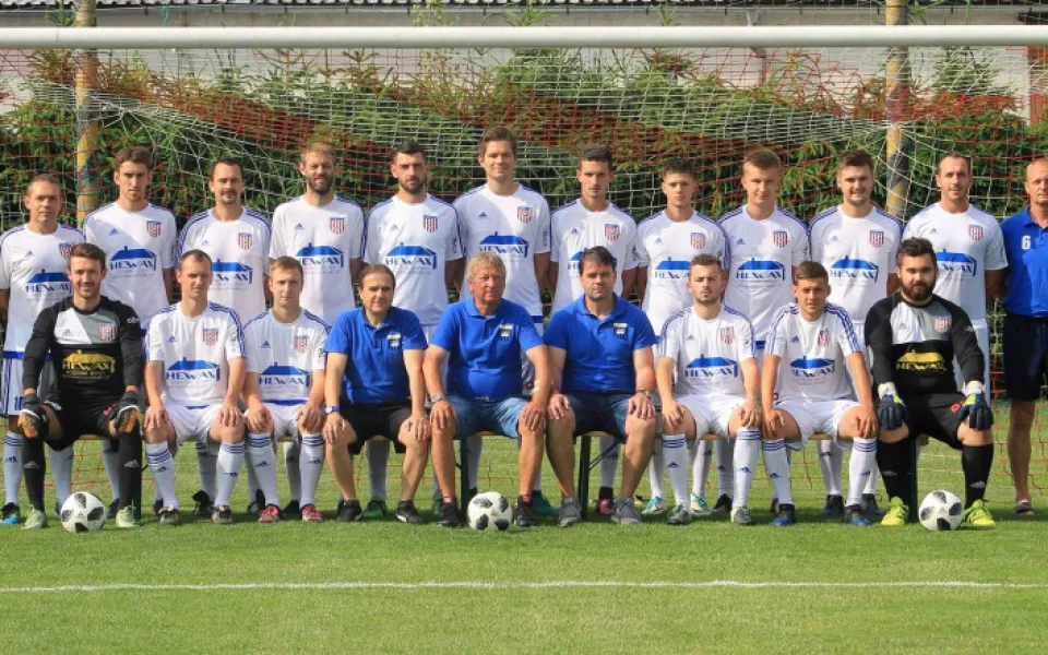 Fotbalisté TJ Sokol Nová Ves.