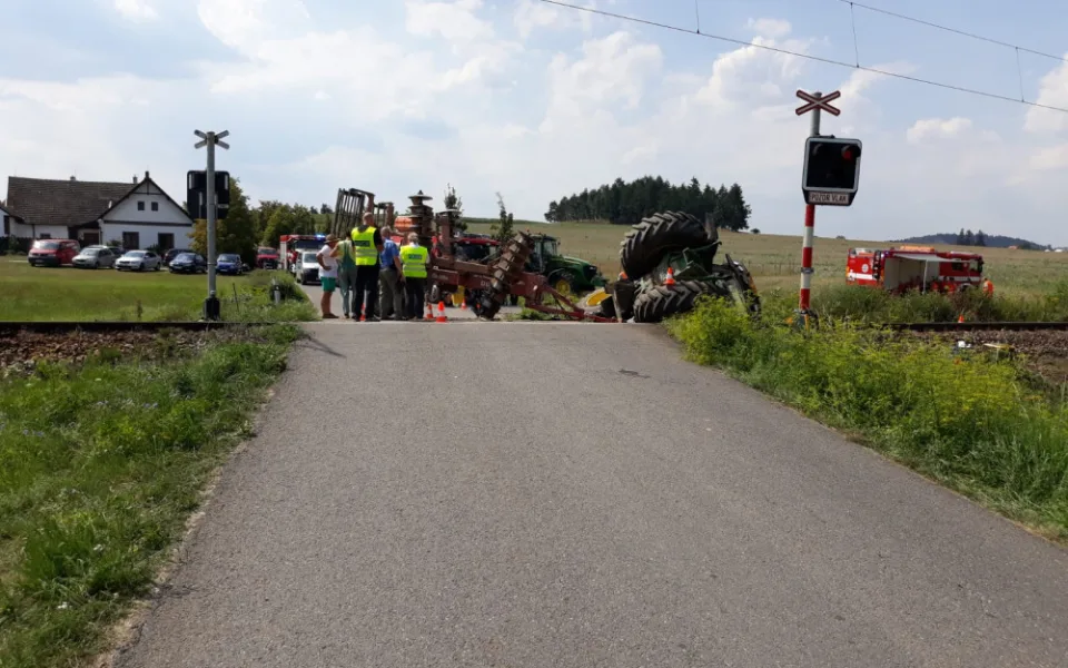 Vážná dopravní nehoda u Písku.