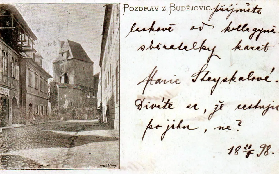 Pozdrav z Českých Budějovic.