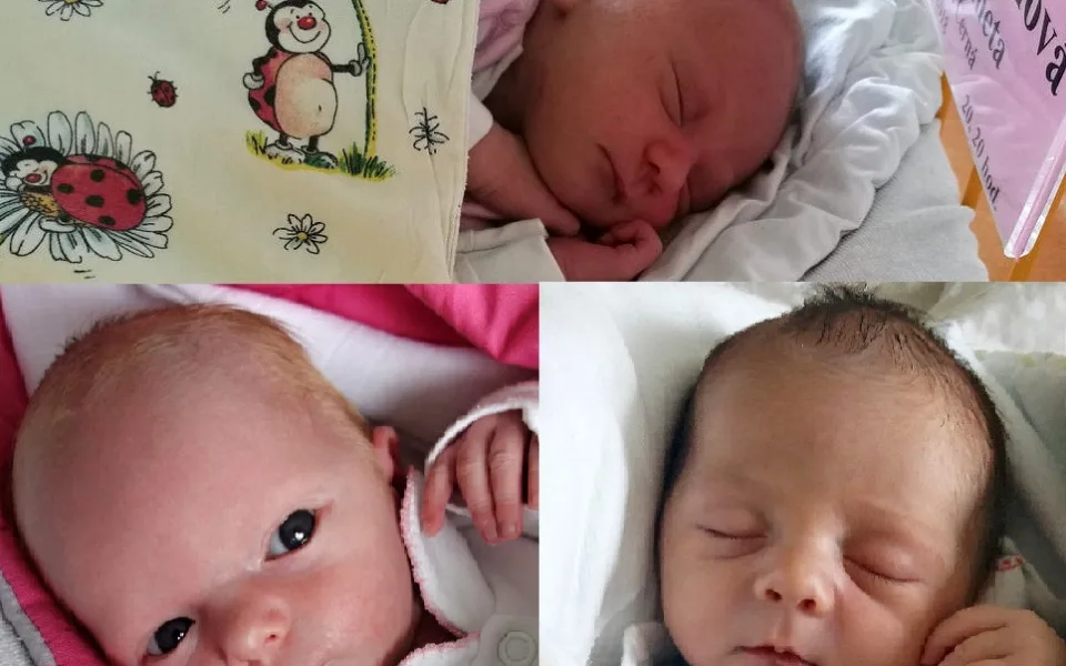 Červencová drbňátka: Aneta Kuthanová, Adéla Hriňová a Alena Růžičková.