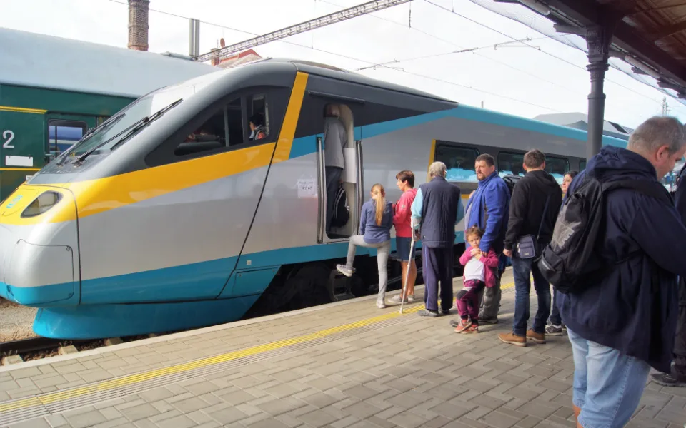 Národní den železnice v Českých Budějovicích, Pendolino..