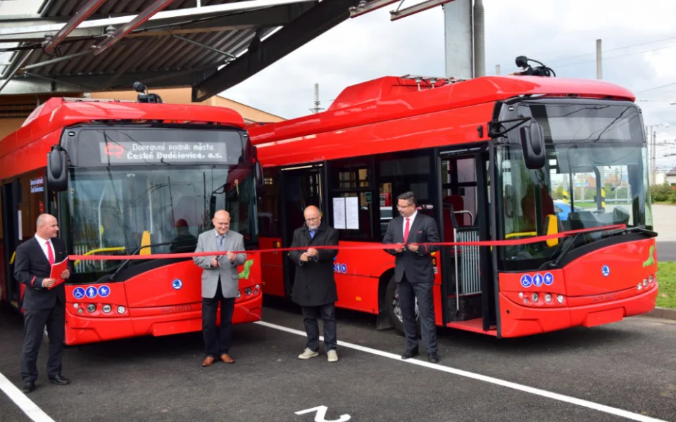 Nové budějcké elektrobusy