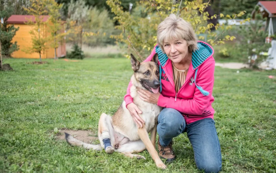 Iva Volková se svojí svěřenkyní