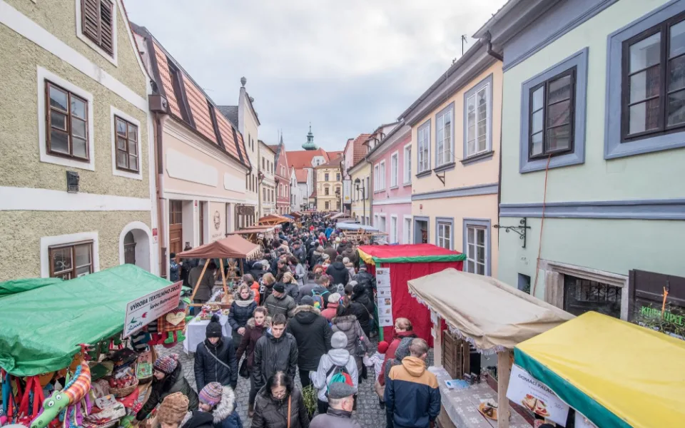 Vánoční ulička v Panské