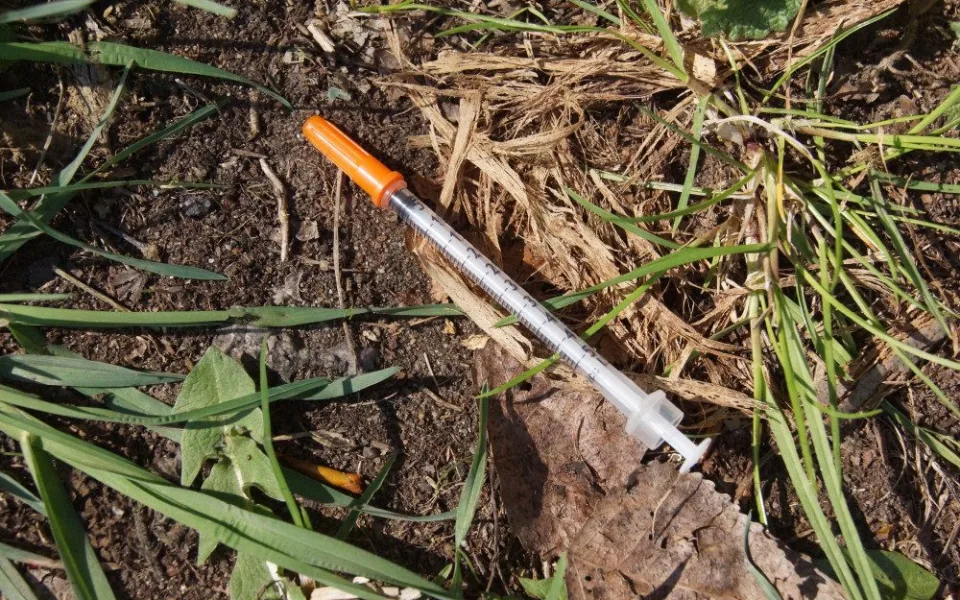 Strážníci se zapojili do akce Jehla. Po Budějcích hledali použité injekční stříkačky