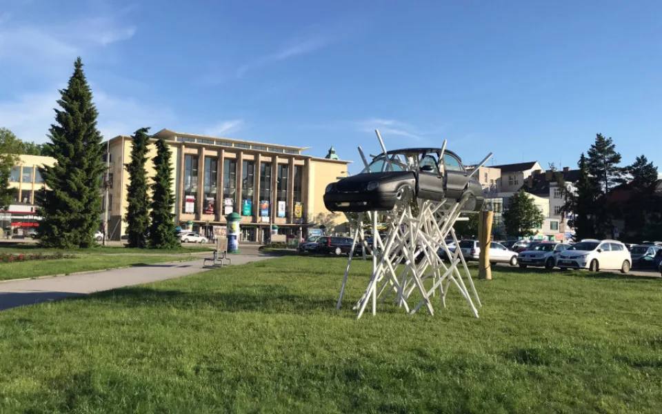 Umění ve městě.