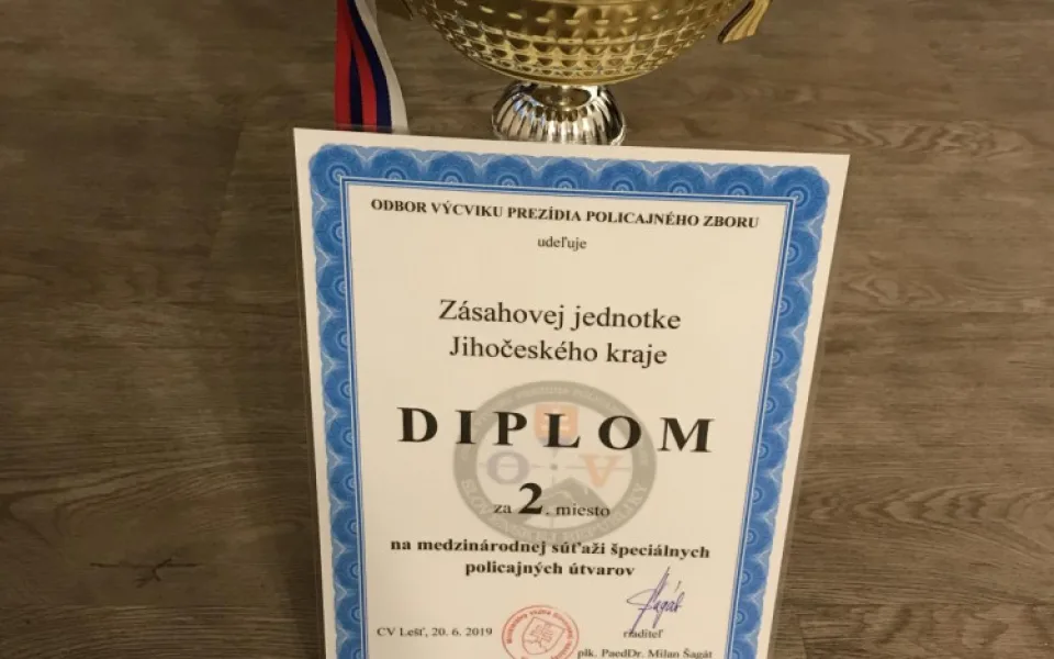 Jihočeská zásahovka přivezla ze Slovenska stříbro