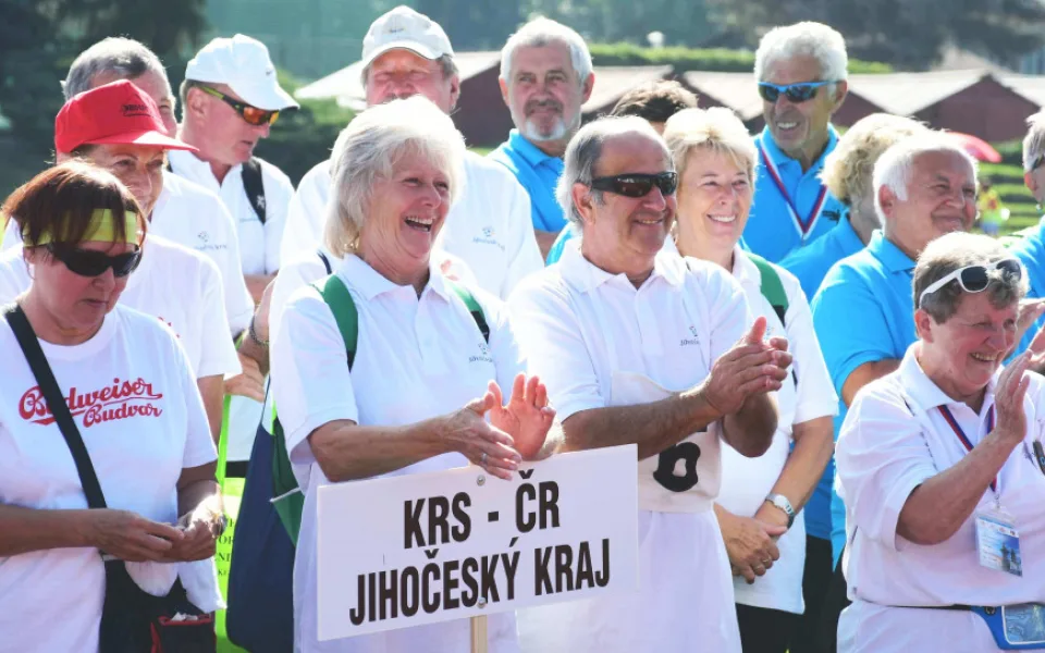 Hejtmanka Stráská zahájila Mezinárodní sportovní hry seniorů. Svým vrstevníkům vzkázala, že nejsou na odpis