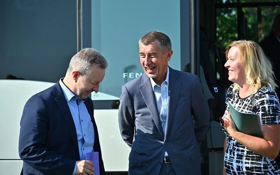 Andrej Babiš na návštěvě Jihočeského kraje.