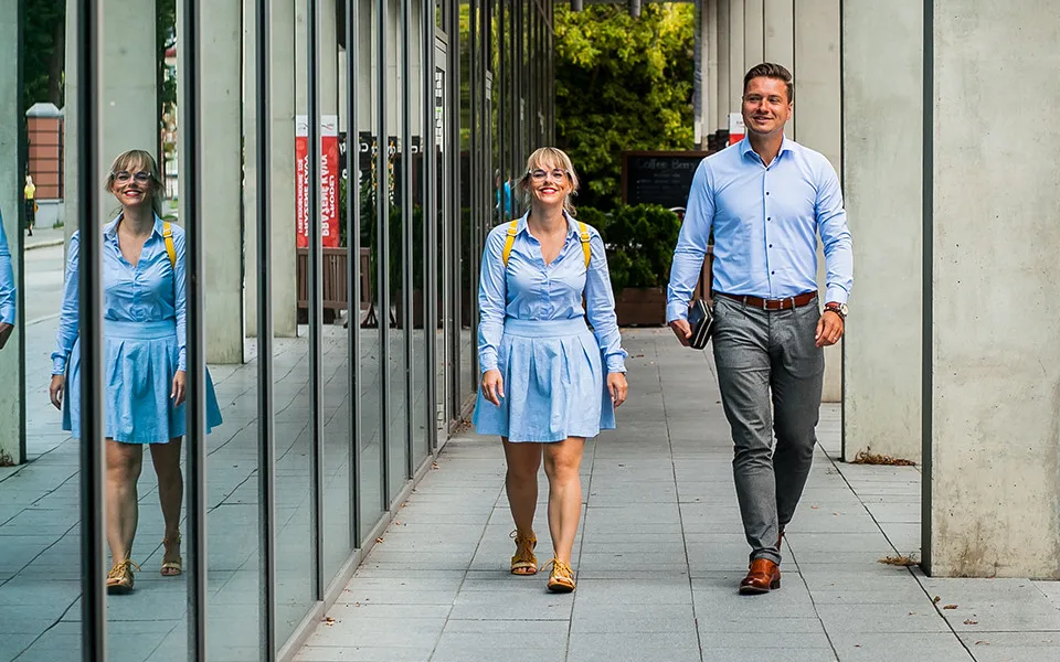 Společně světem financí, Jindřich Hrdý a jeho životní i pracovní partnerka Zdeňka.