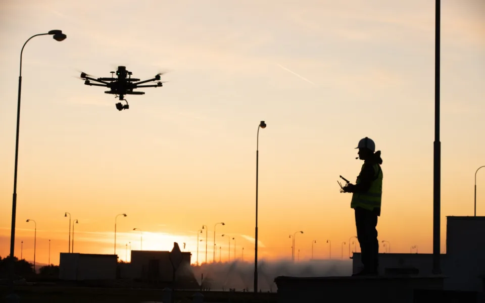 Nad Temelínem létal dron, prozkoumal 34 tisíc metrů čtverečních
