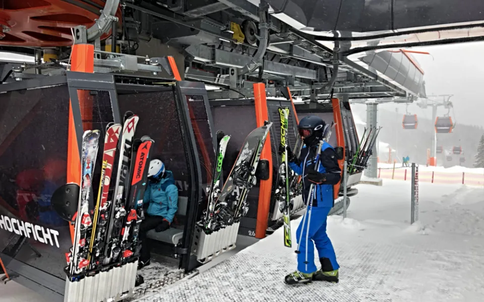 yžaři si na Hochfichtu pochvalují lyžování na čerstvém prašanu