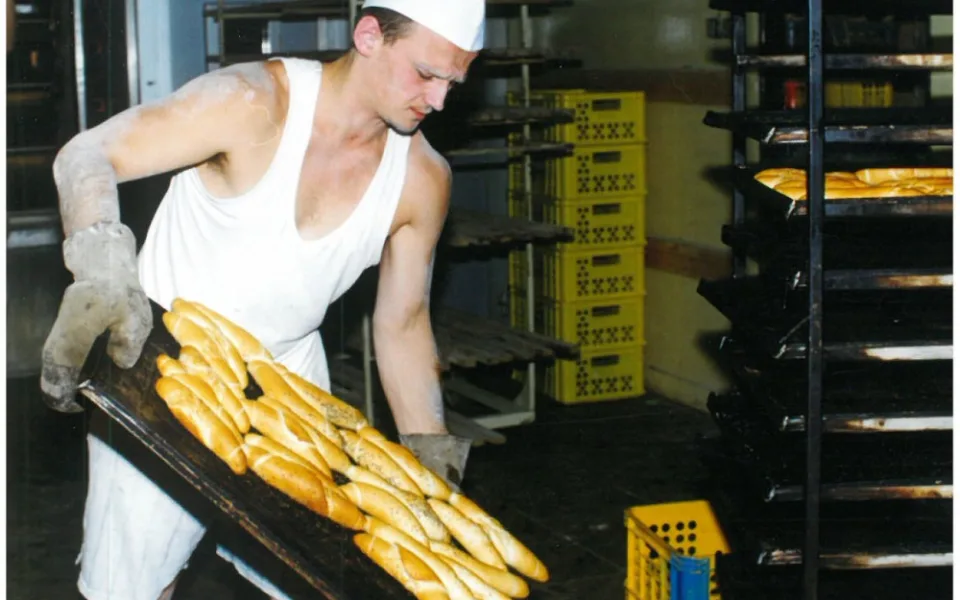 Pekař František Hrdlička v roce 1999