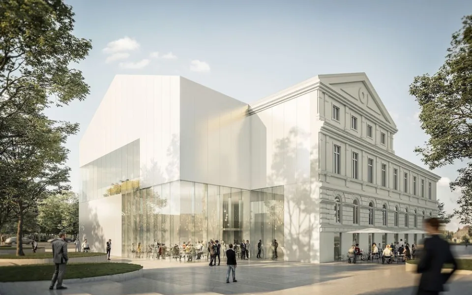 Vítězný návrh předložili architekti z ateliéru Chaix &amp; Morel et Associés, rakouského studia Christian Anton Pichler a rakouský architekt Jan Proksa.