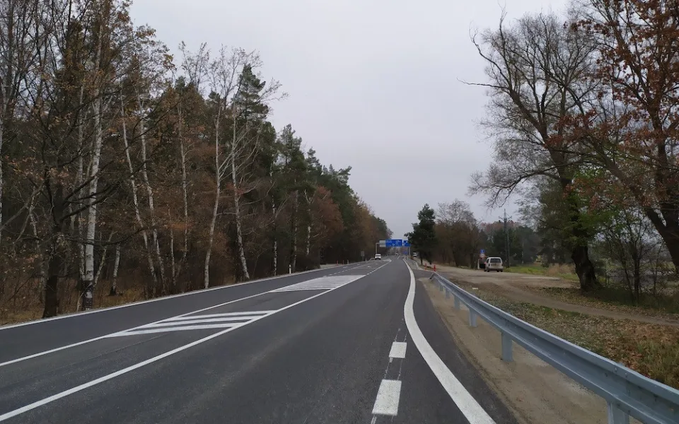 Opravený úsek.